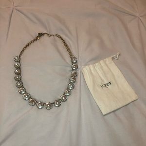 J. Crew Rhinestone Statement Necklace